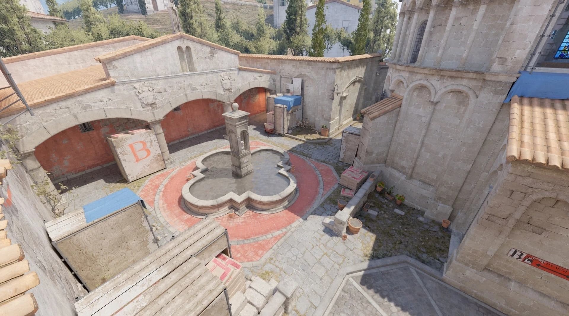 Counter-Strike 2 Inferno landmarks used to remember grenade lineups